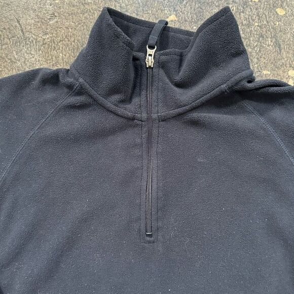 Gap Men’s 1/4 Zip Up Fleece Pullover Size Large 100% Polyester High Neck Casual - Picture 2 of 8